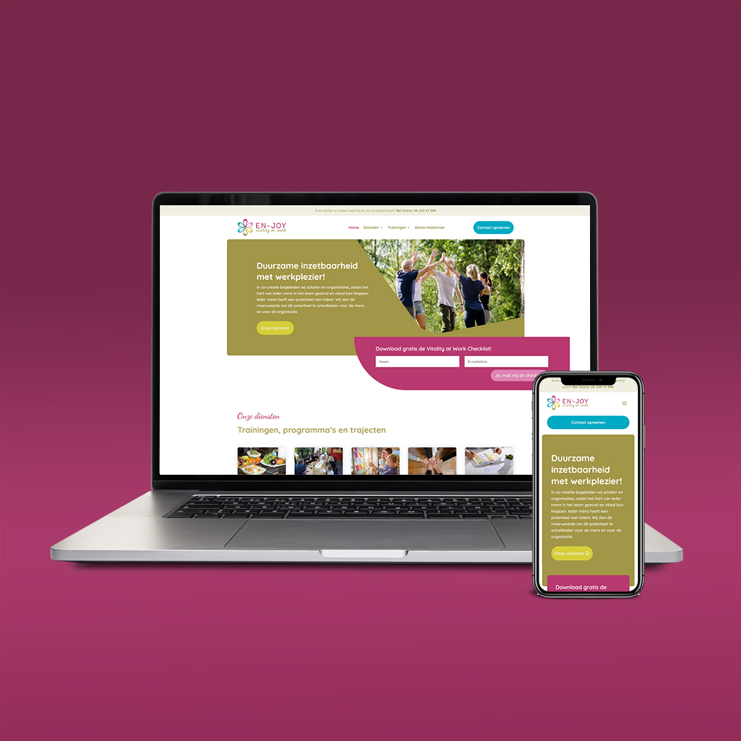 Webdesign En-Joy Utrecht