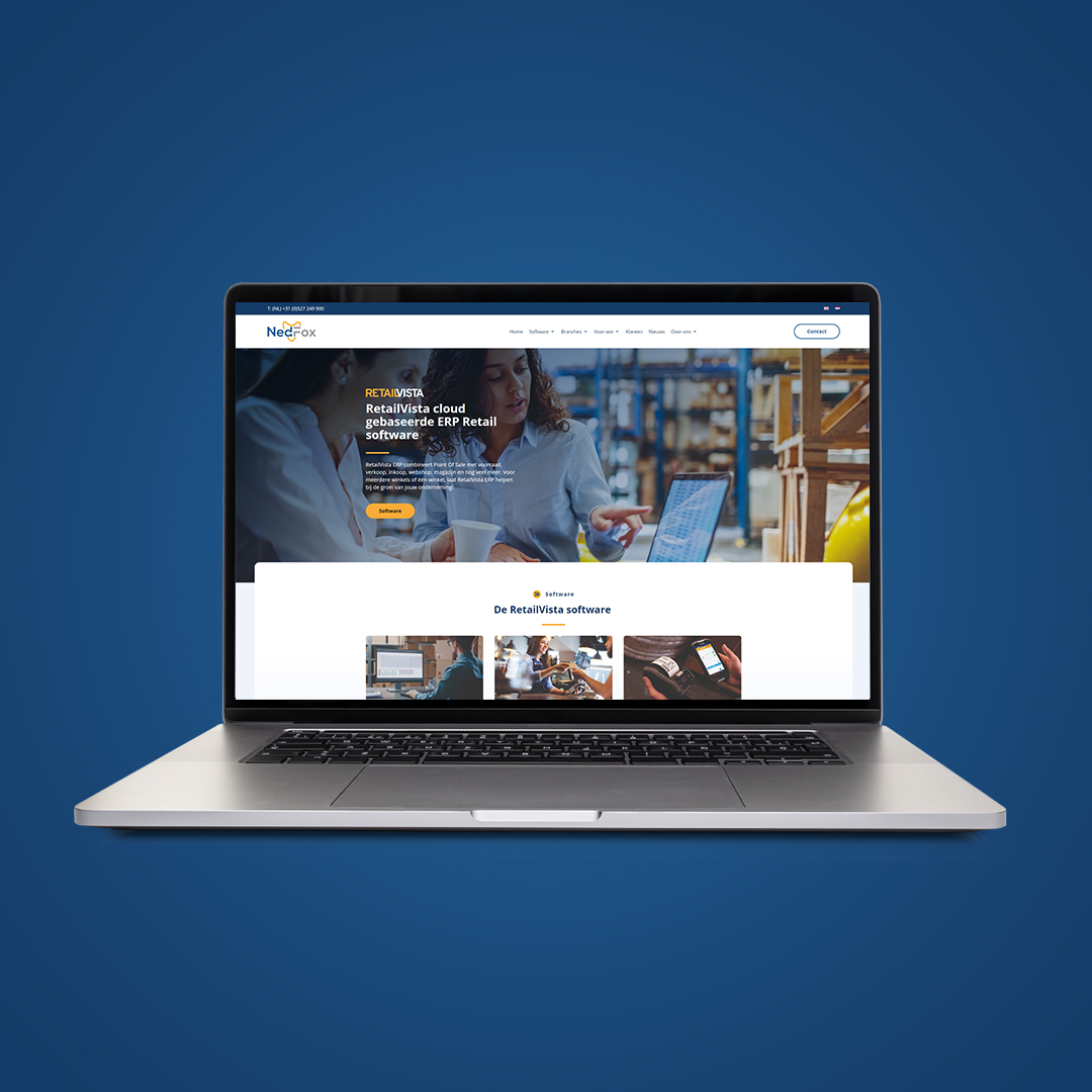 Nieuwe website RetailVista